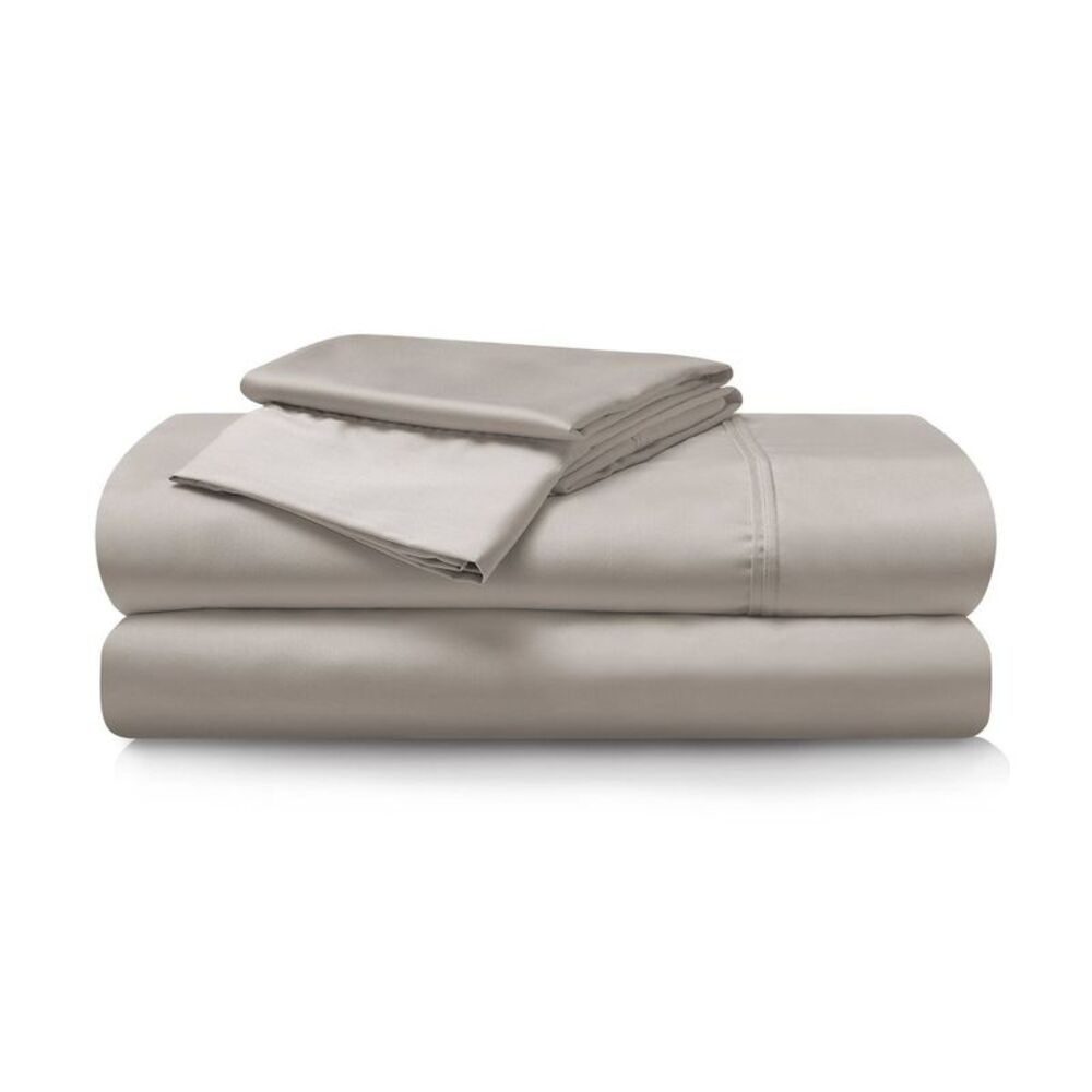 BEDGEAR -  Split Head King Hyper Cotton Sheet Set Med Brown